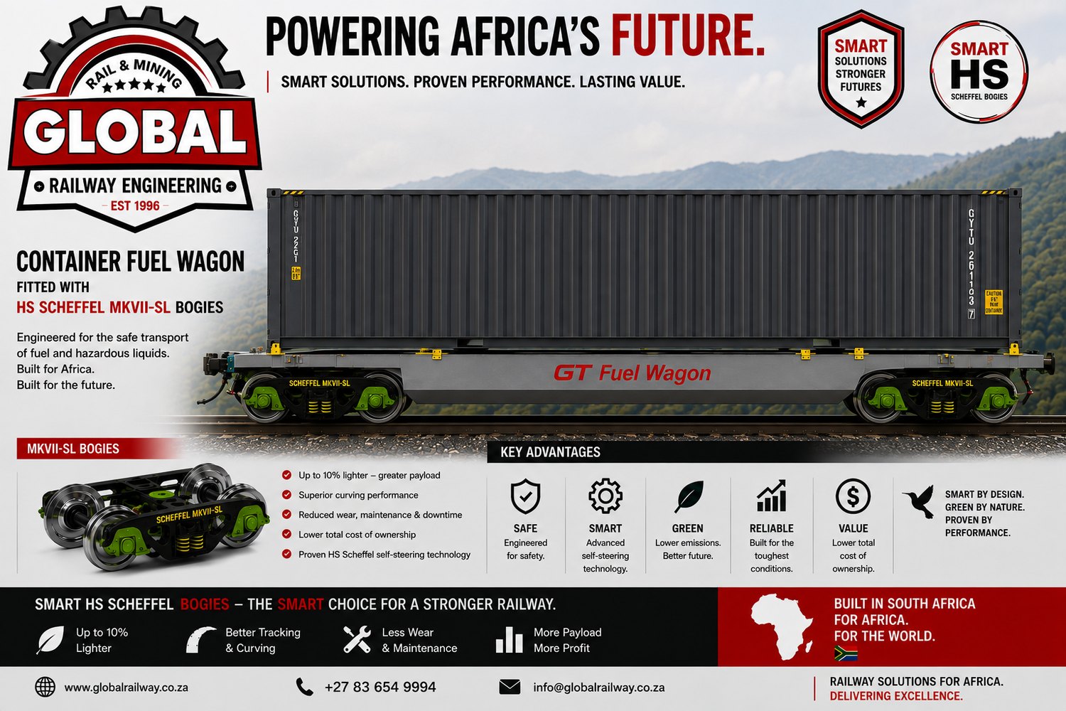 GT Container Wagon — datasheet